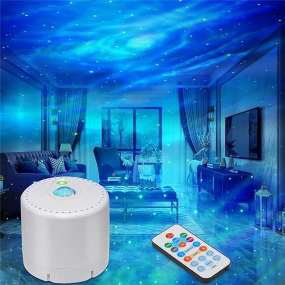Galaxy Star Projector LED Night Light Remote Timer Bedroom Room Decor Party Gift - Picture 7 of 7